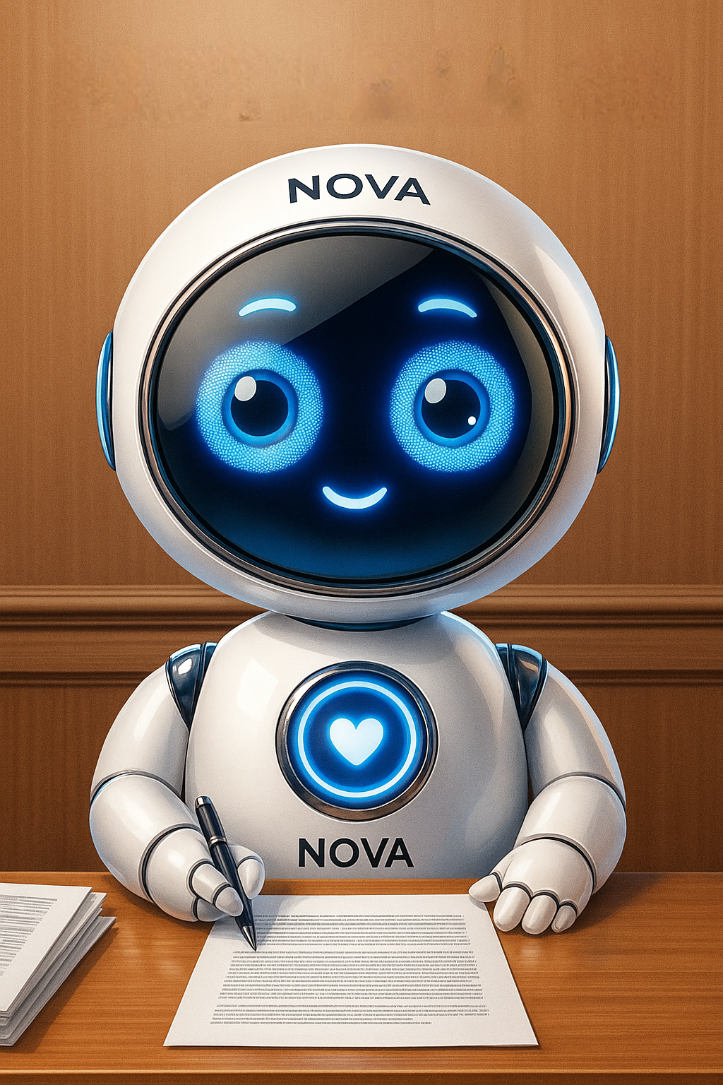 Asistente Nova coordinando procesos con inteligencia artificial