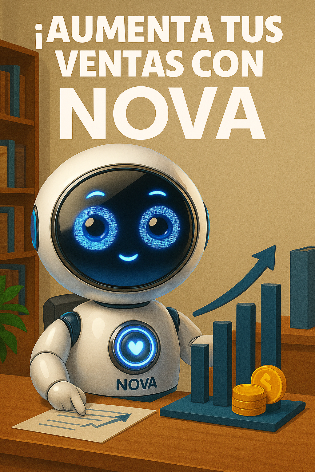 Asistente Nova presentando resultados